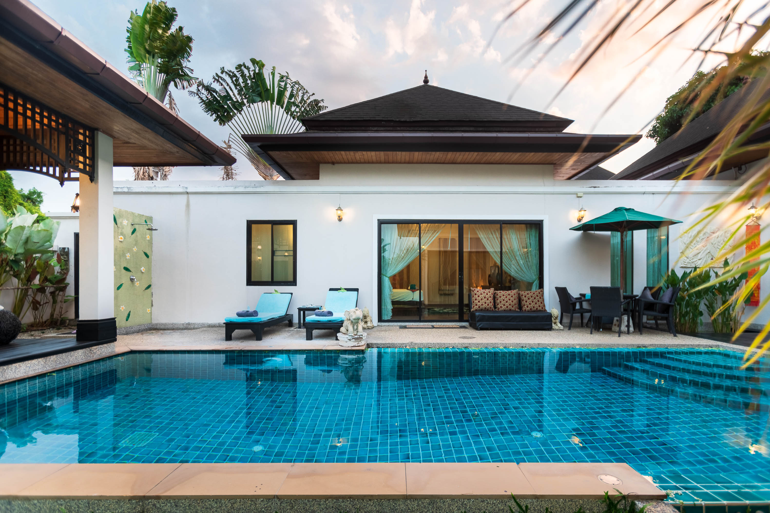 For Rent : Private Pool Villa in Cherngtalay BangJo, 3 Bedrooms 2 Bathrooms