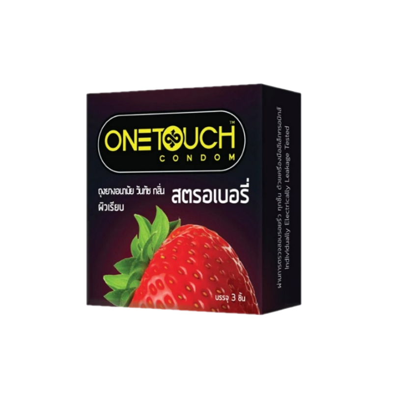 onetouch strawberry ถุงยางอนามัย