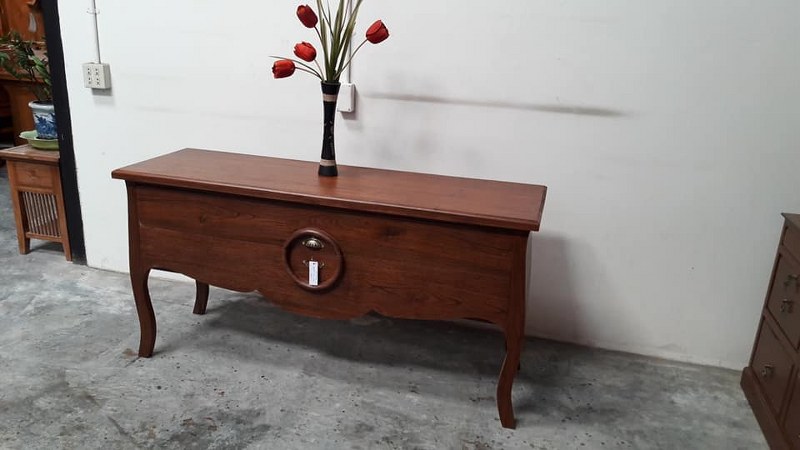 ที่วาง TV 2 ลิ้นชักยาว 1.6 เมตร เสี้ยนดำ