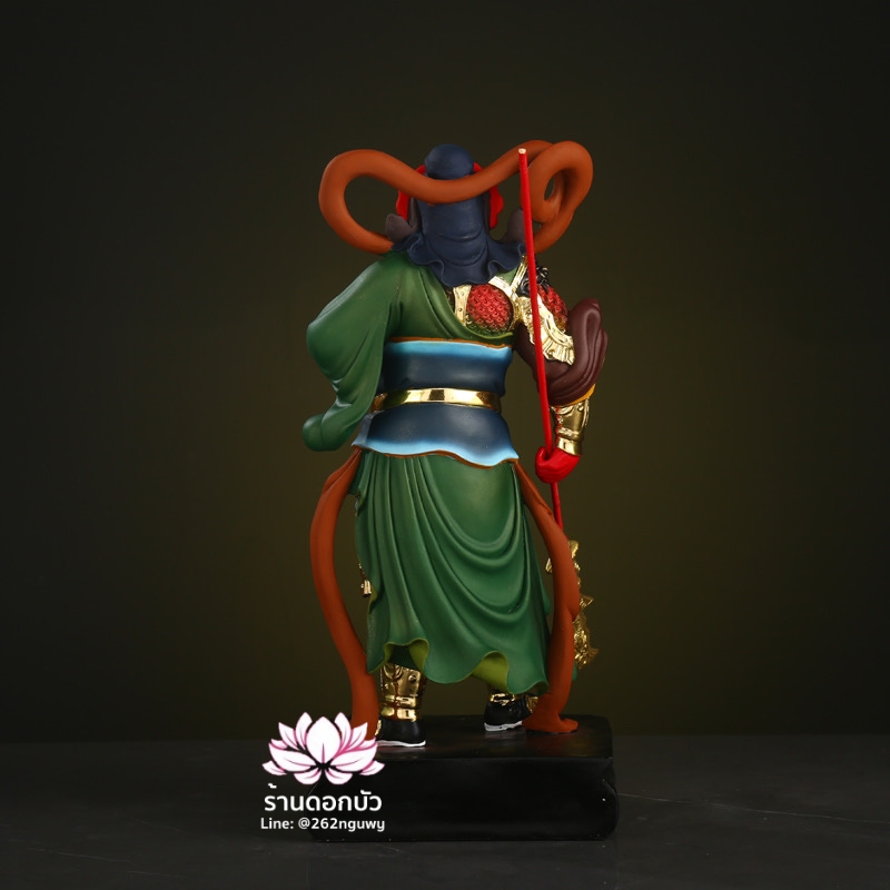 เทพเจ้ากวนอู และพระเวทโพธิสัตว์ (อุ่ยท้อผ่อสัก) งานเรซิ่น ขนาด 16 นิ้ว