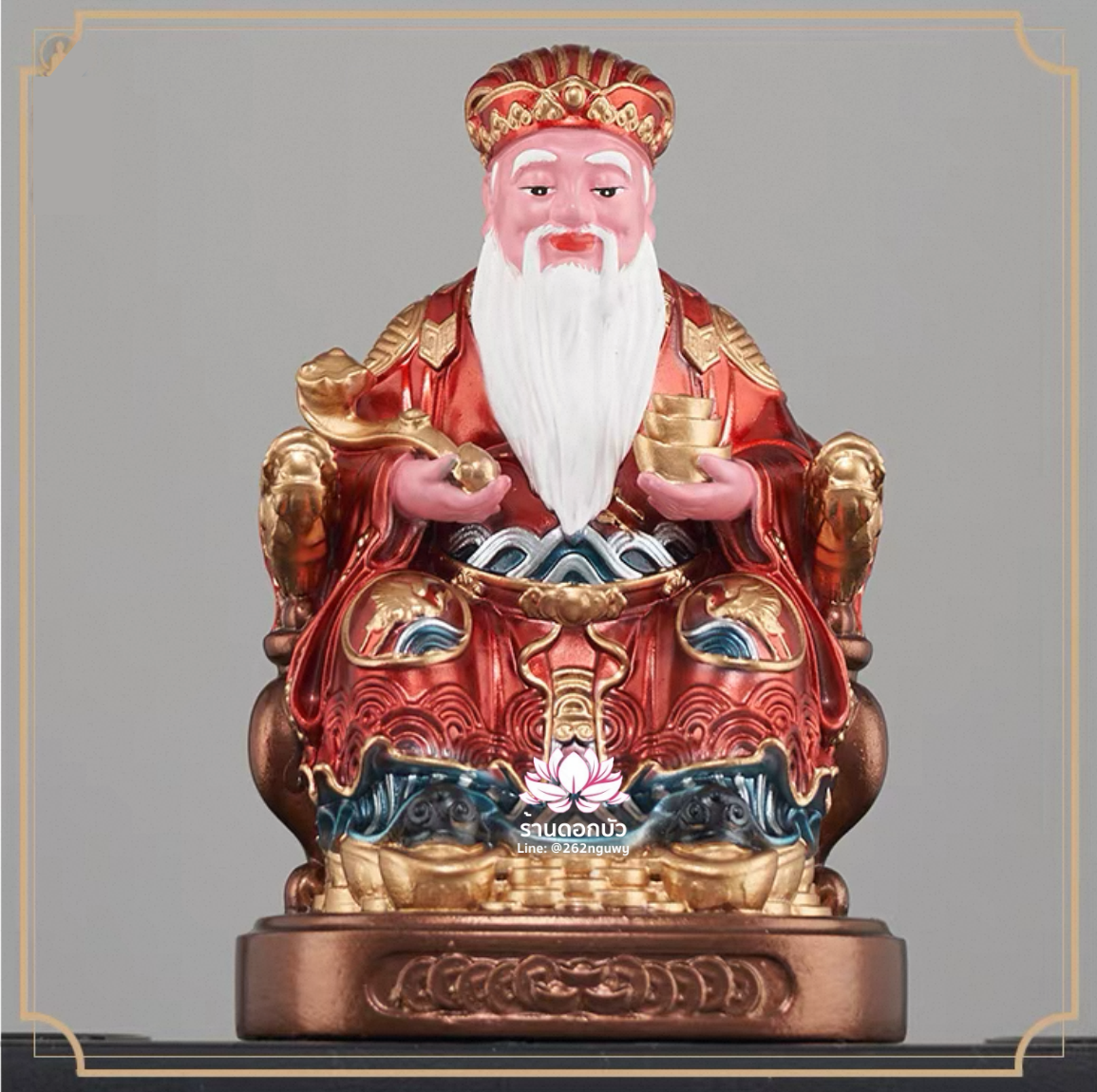 องค์พระขนาดเล็ก สำหรับบูชาหรือวางหน้ารถ งานเรซิ่น ขนาด 4 นิ้ว เช่าบูชา Line: @262nguwy