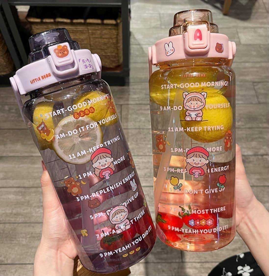 กระบอกน้ำ2ลิตร แบบใส