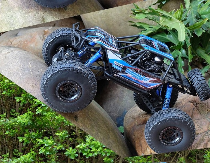 รถไต่หิน 1:10 Rock Crawler RC Car Buggy 2 มอเตอร์ 4WD Remote 2.4G 4WD