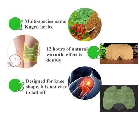 แผ่นประคบห้วเข่าและข้อเข่าบรรเทาอาการปวดเมื่อยสินค้าพร้อมส่ง