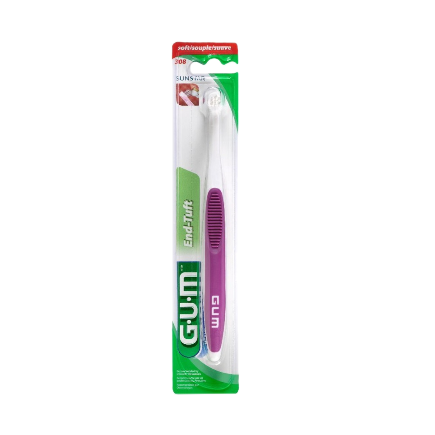 แปรงกระจุกเดี่ยว G.U.M End-Tuft