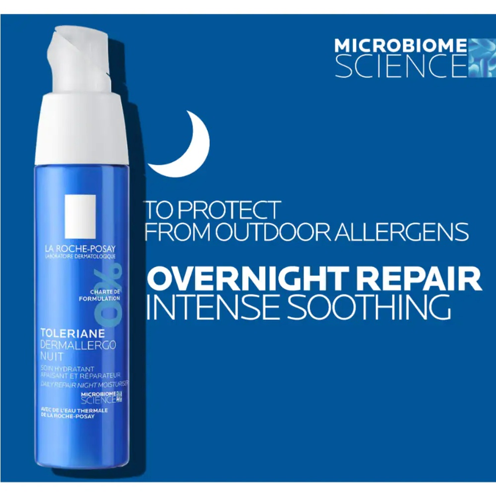 La roche toleriane dermallergo night 40ml.