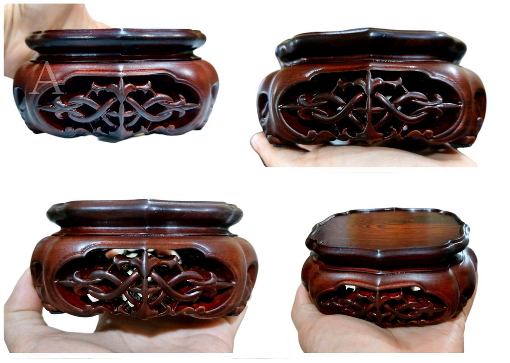 กี๋หรือฐานไม้ขนาดเล็ก 9x7cm