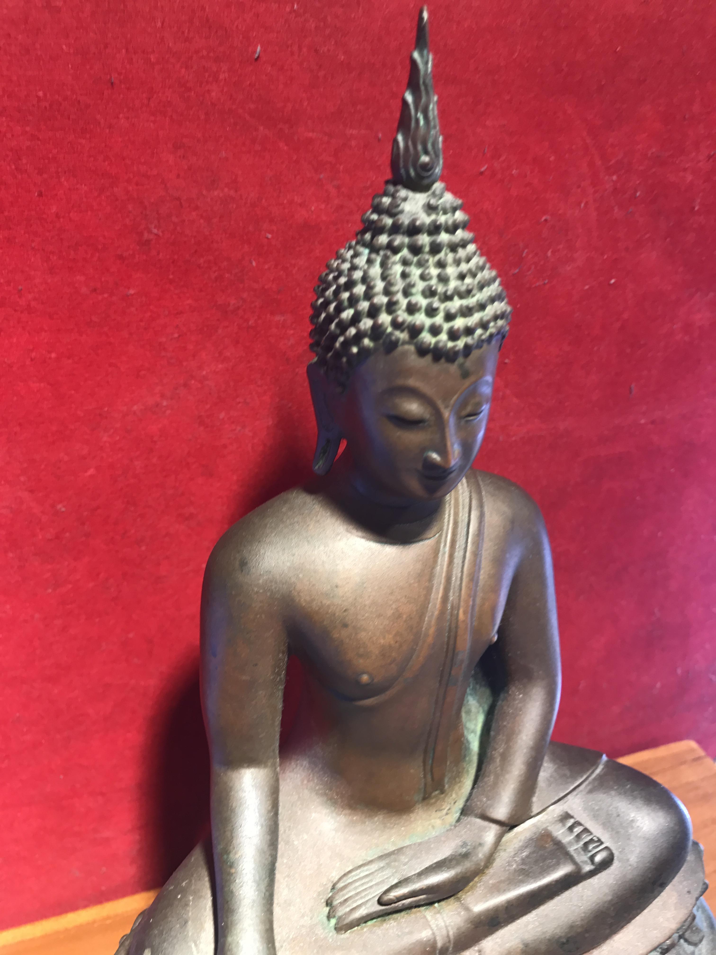 พระพุทธรูปบูชา ภปร วัดบวรนิเวศวิหาร ปี2508 บล็อกสามขา หน้าตัก5นิ้ว(ที่สุดของพระบูชา ภปร วัดบวร)