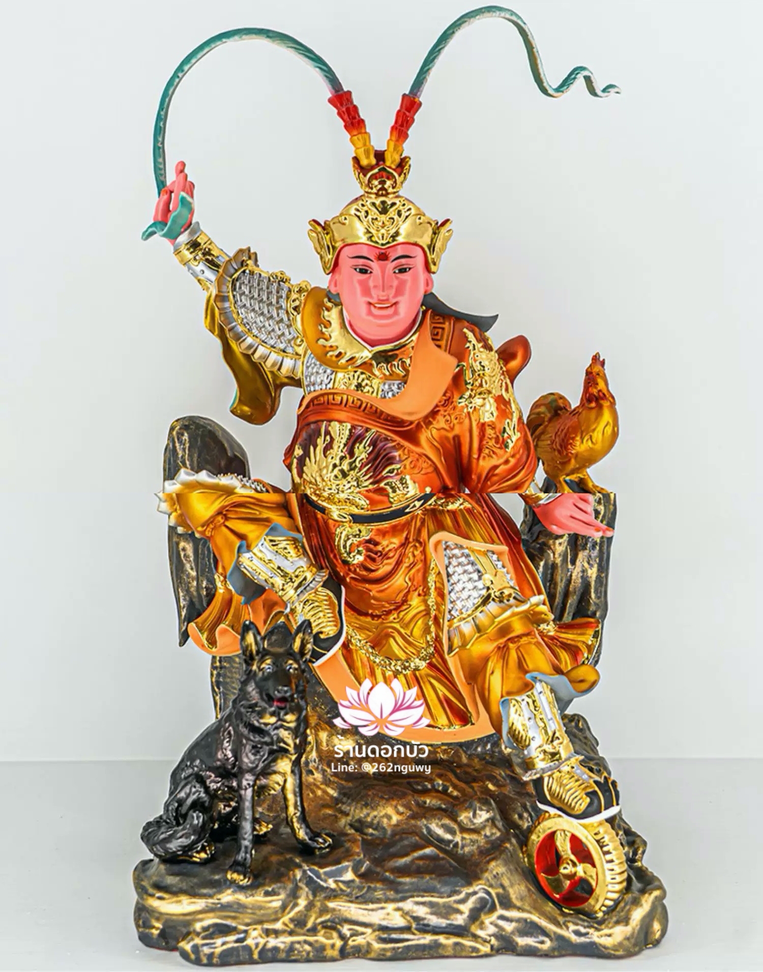 เตี่ยนฮู้หง่วนโส่ย หรือ เล่าเอี๋ย งานเรซิ่นพรีเมียม ขนาด 12/16 นิ้ว