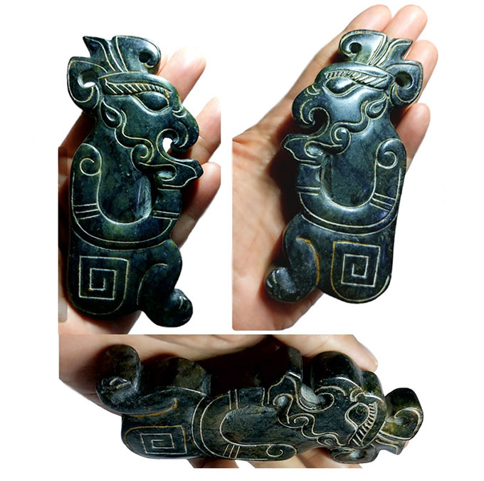 หินสะสม จี้หินสะสม สไตล์จีนโบราณ(หินแม่เหล็กดูดติด)-BPT2919