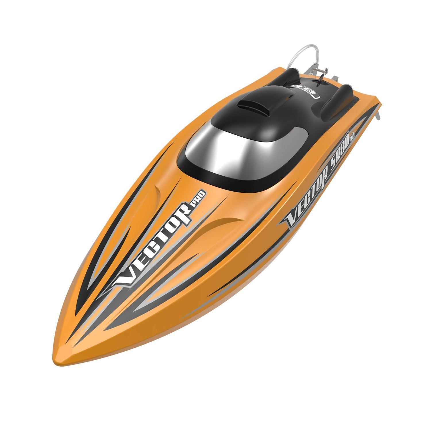 เรือ Vector sr80 Pro ยาว 80cm. 70กม/ชม. หางเสือ ใบพัด เป็นโลหะ+อลูมิเนียม 100%