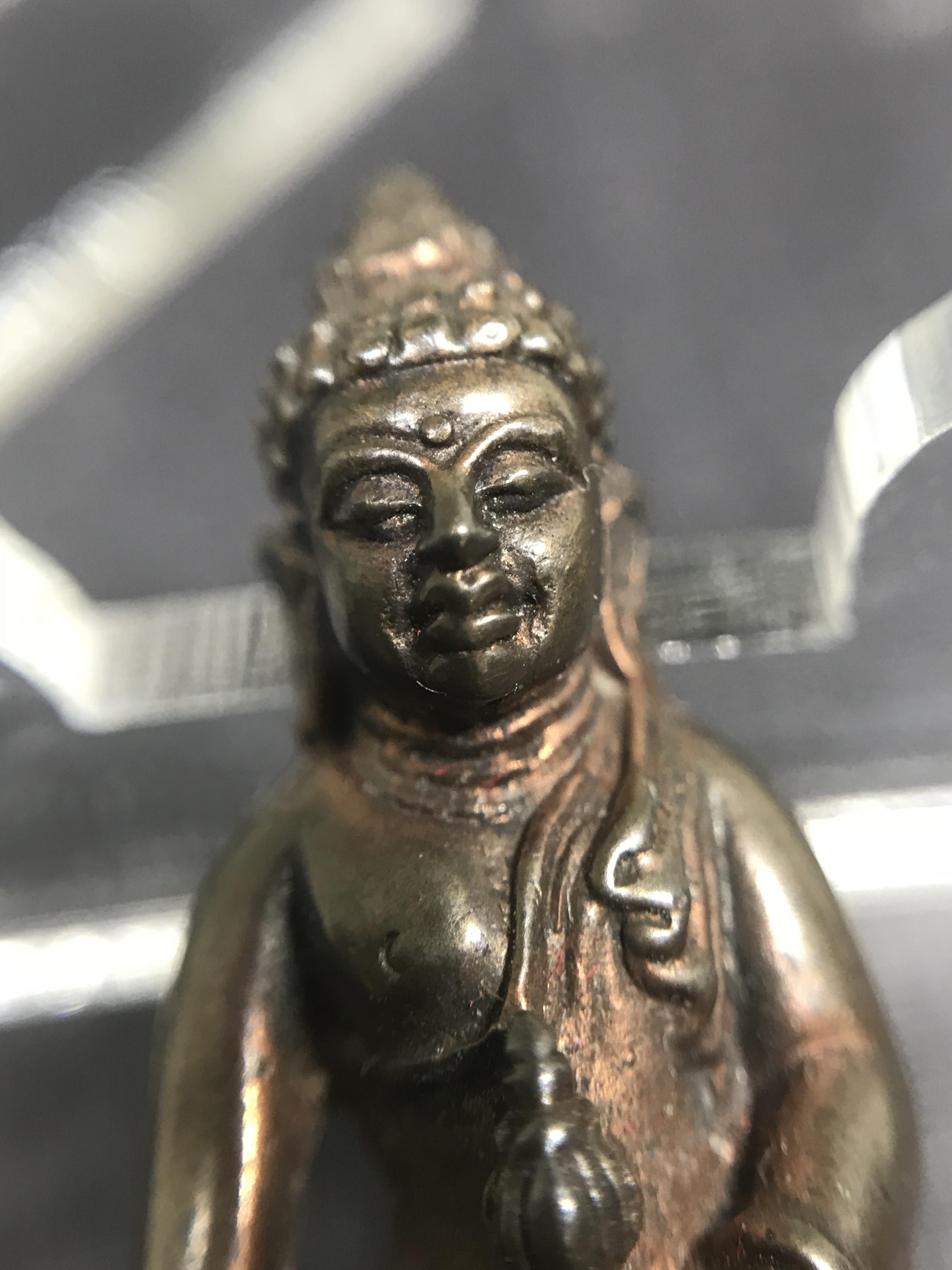 พระกริ่งธรรมราชา (กริ่งพระราชบิดา) วัดนางพญา ปี2514 เนื้อนวโลหะ(สุดยอดพิธีสุดยอดพุทธศิลป์)