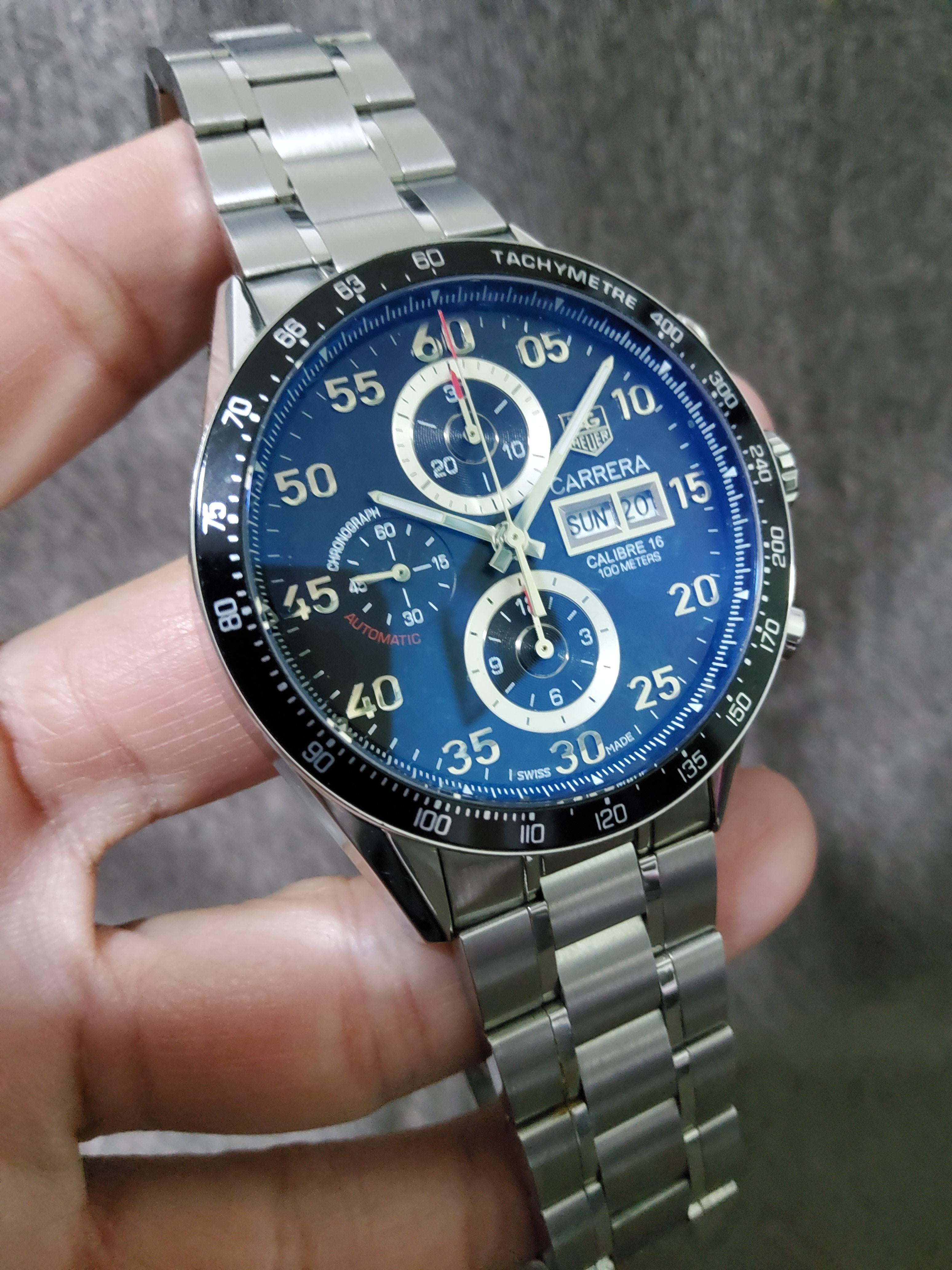 USED TAG HEUER CARERA CALIBRE 16 (43MM.)