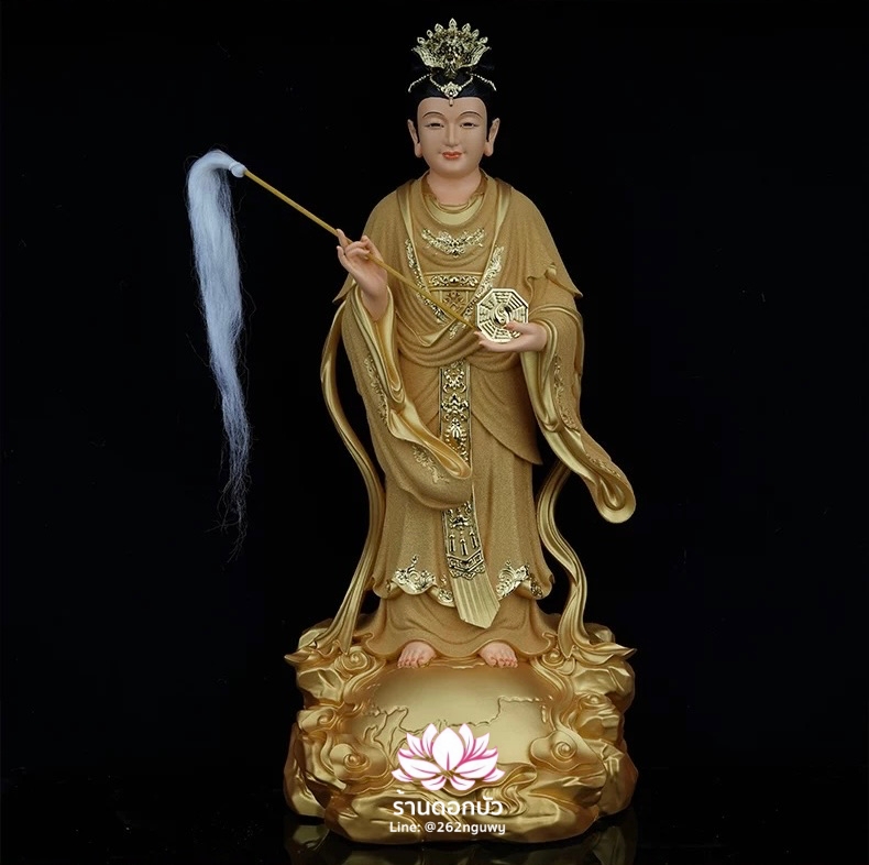 ตี่บ้อเนี่ยเนี้ย ตี่บ้อเหนียวเหนียว พระแม่ธรณีจีน ปางประทับยืน ขนาด 12/16/19 นิ้ว