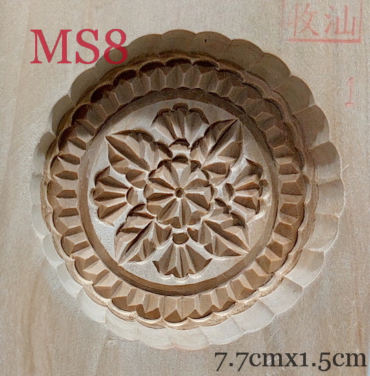 💥💥SALE! 💥💥พิมพ์ไม้เคาะ พิมพ์ขนม พิมพ์ขนมไหว้เจ้า พิมพ์ขนมกลมลายดอก