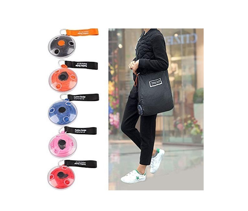 กระเป๋าม้วนเก็บได้พร้อมส่ง แบบพกพา พับเก็บสะดวกน้ำหนักเบา