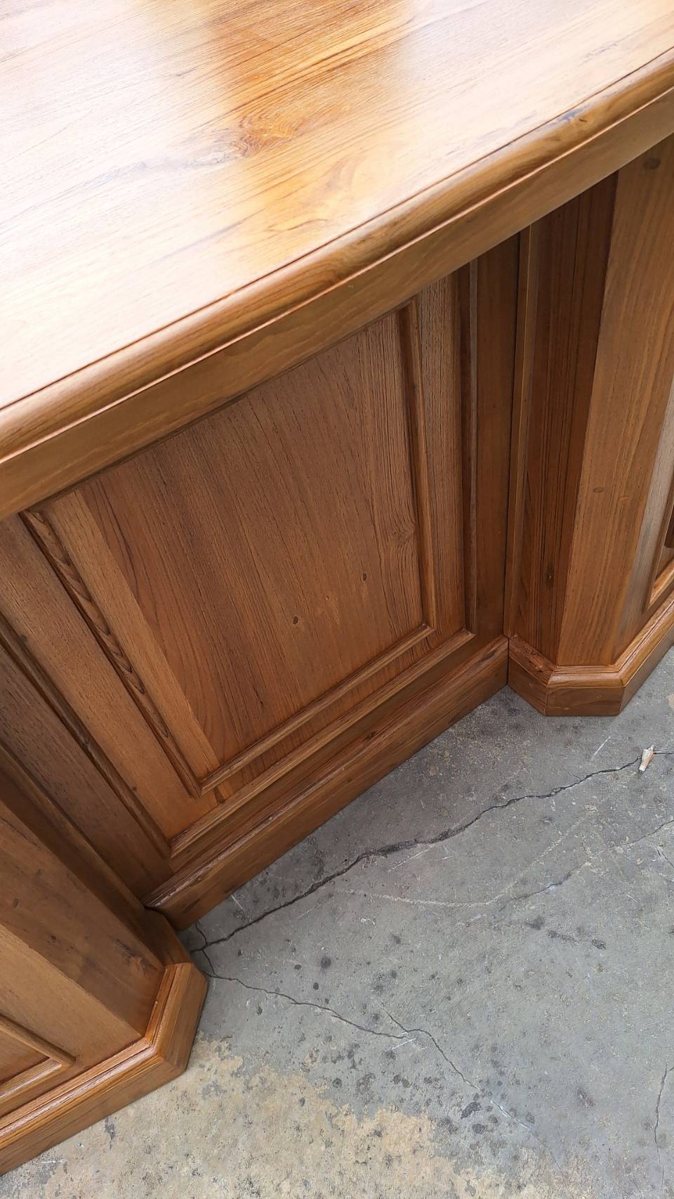 โต๊ะทำงาน ไม้สักแท้ รุ่น อีธาน