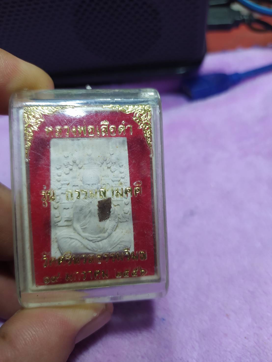 หลวงพ่อเสือดำ รุ่น ธรรมสามัคคี วัดศรีนวลธรรมวิมล 2556