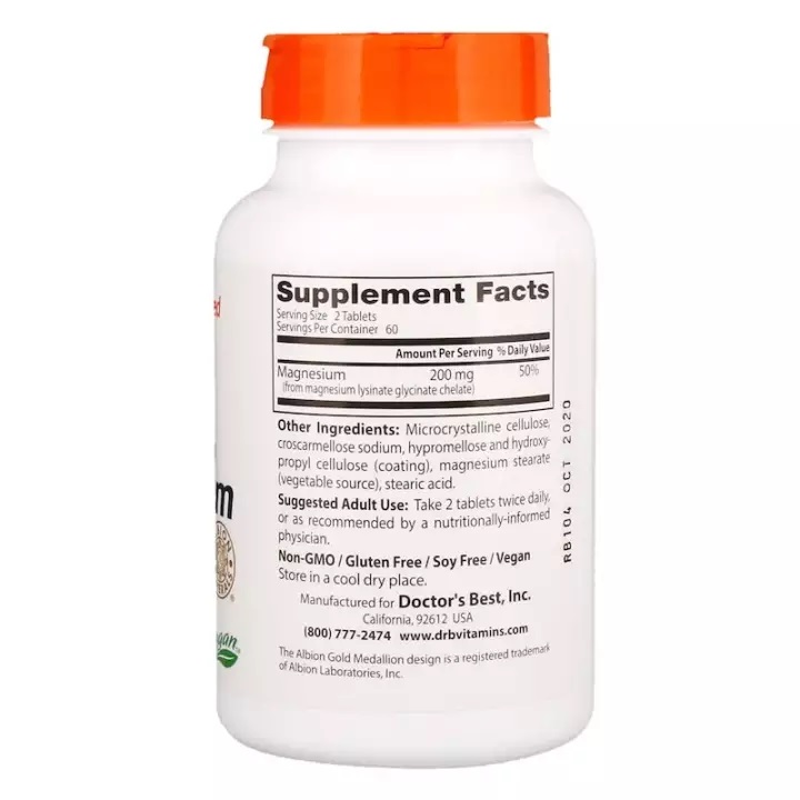 แมกนีเซียม, Magnesium Glycinate Chelated
