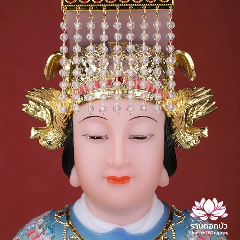 หม่าโจ้ว ม่าจ้อโป๋ เทียนส่งเซ่งโบ้ เทียนโหวเซี่ยบ้อ งานหินอ่อนคุณภาพสูง ขนาด 12/16/19 นิ้ว