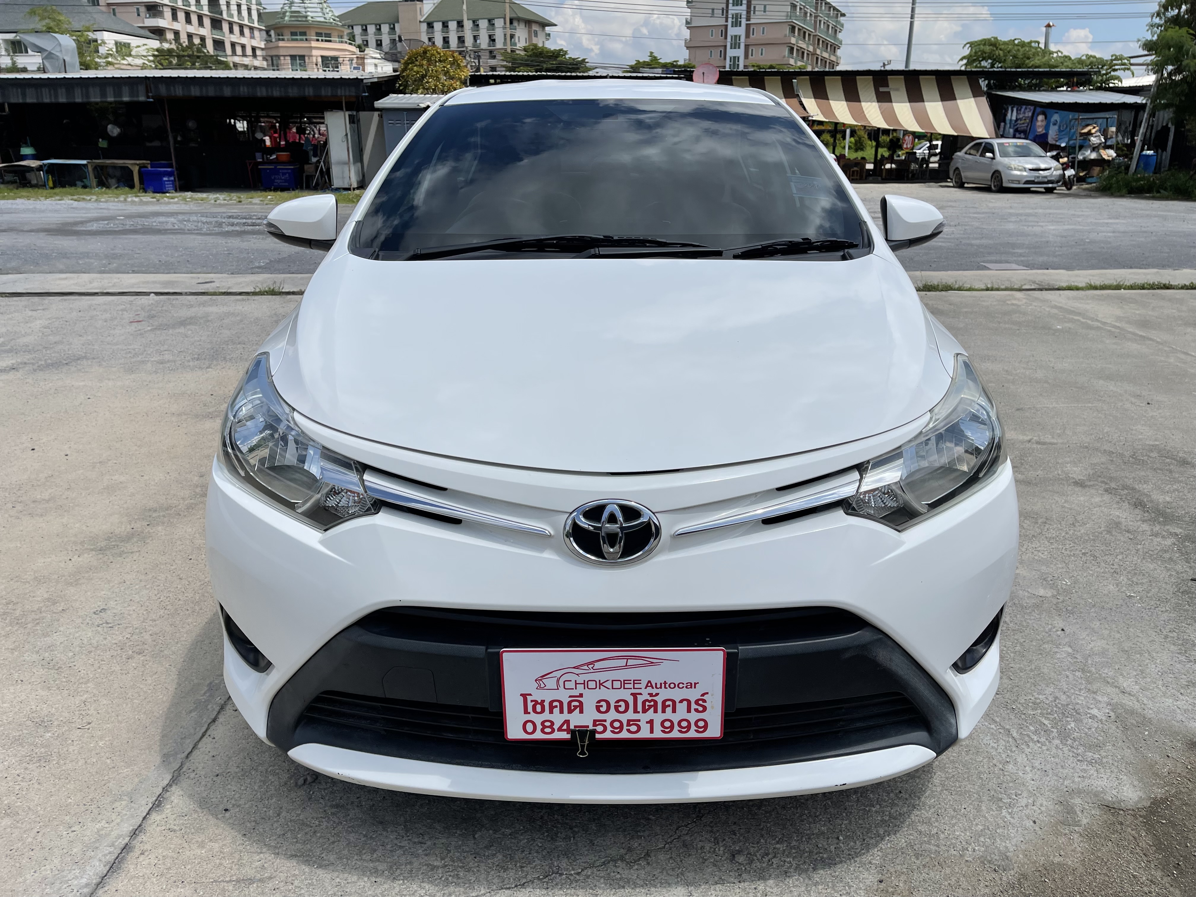 Toyota Vios 1.5 E (E85) At 2016 ขาว
