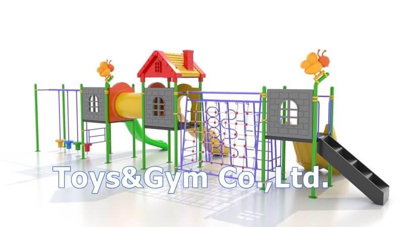 เครื่องเล่นสนามกลางแจ้ง ชุด Funny Park Adventure