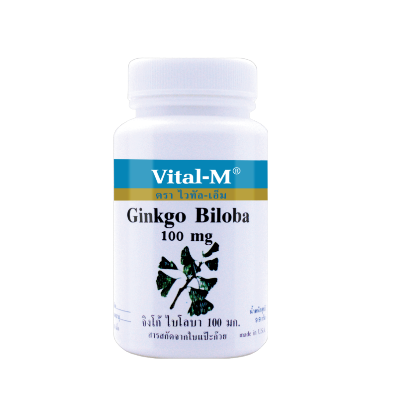 Vital-m ginkgo biloba 100 mg. 60 tablets