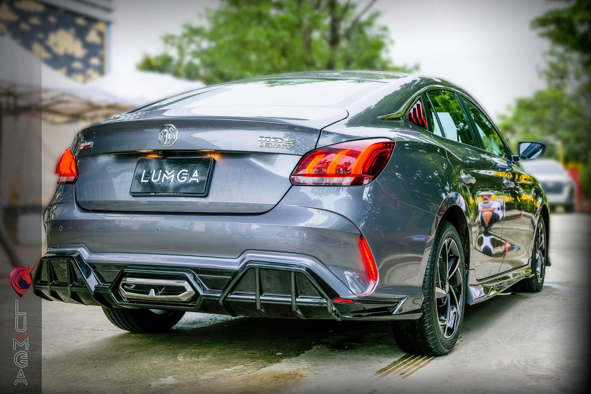 ชุดแต่งสเกิร์ตรอบคัน MG5 2022 Lumga bodykits (ลัมกา)