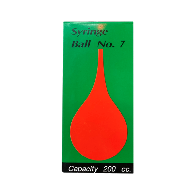 Syring ball No.7 200 cc. ลูกยางดูดน้ำมูก