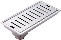 รางน้ำทิ้งกันกลิ่นสำหรับท่อพีวีซี COTTO CT644Z3P(HM) ขนาด 2-3.5 นิ้ว (หน้าแปลน 5.7 X 12.9 นิ้ว)