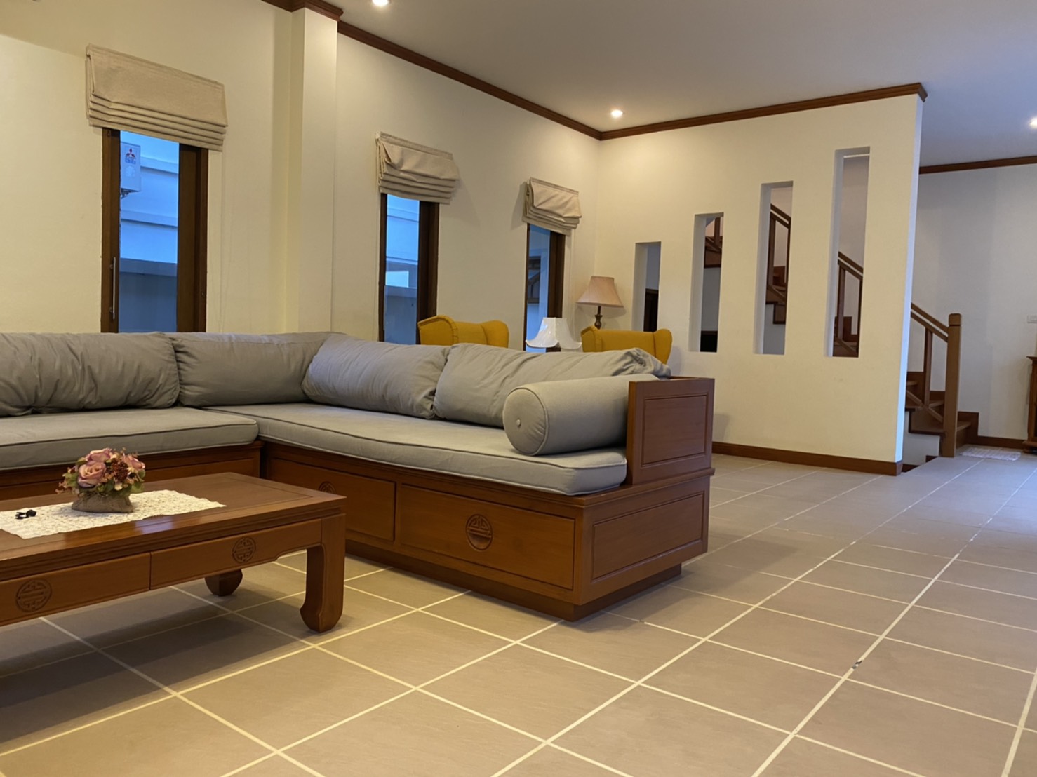 For Rent : Chalong Private Pool Villa, 3 bedrooms 3 Bathrooms, Pool view. 77 SQ.W.