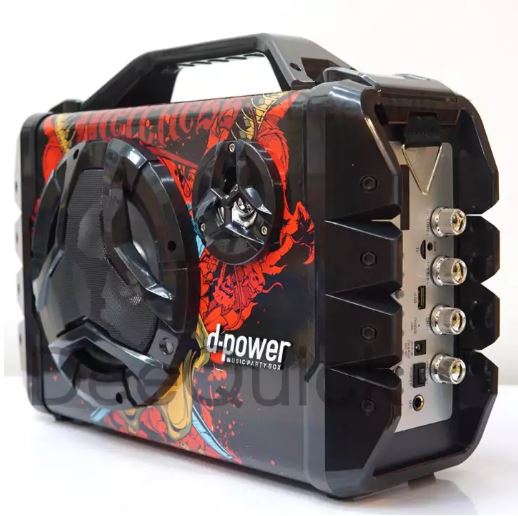 ตู้ลำโพง D-power K52B 30W ลำโพงบลูทูธ + ไมค์ลอย
