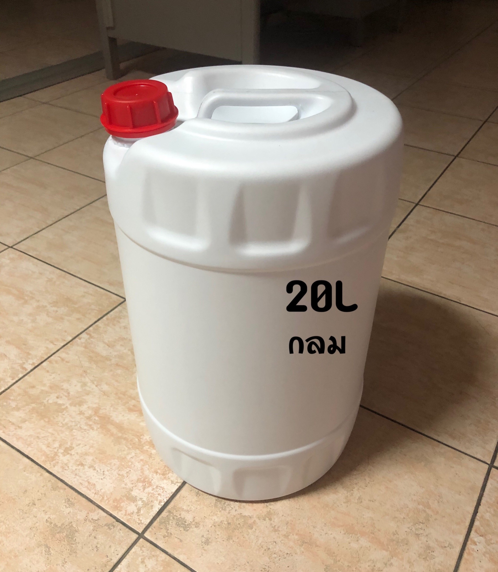 แกลลอนกลม 20 ลิตร สีขาวทึบ M3