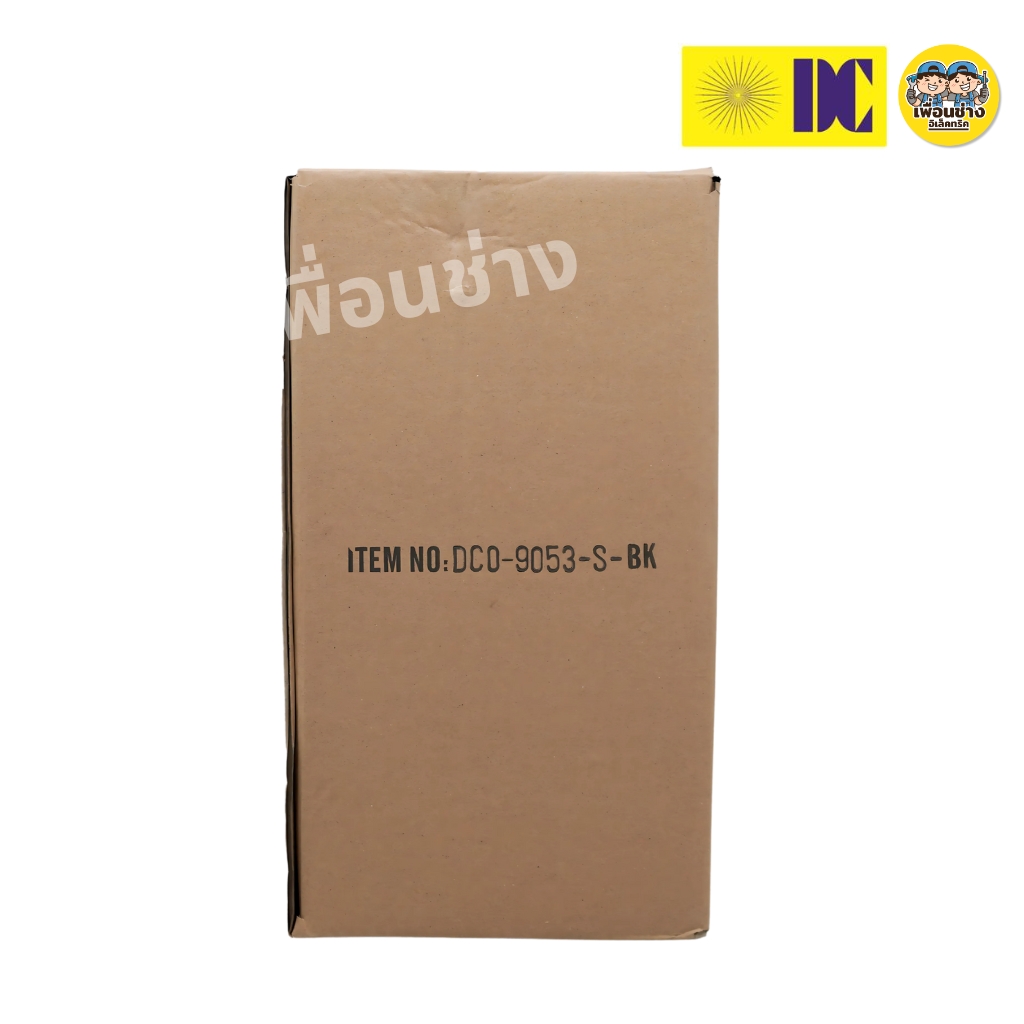 ยี่ห้อ DC รุ่น DCO-9053-S-BK โคมไฟหัวเสาภายนอก ใช้กับหลอดขั้ว E27 โคมไฟหัวเสา โคมไฟภายนอก กันน้ำ IP55