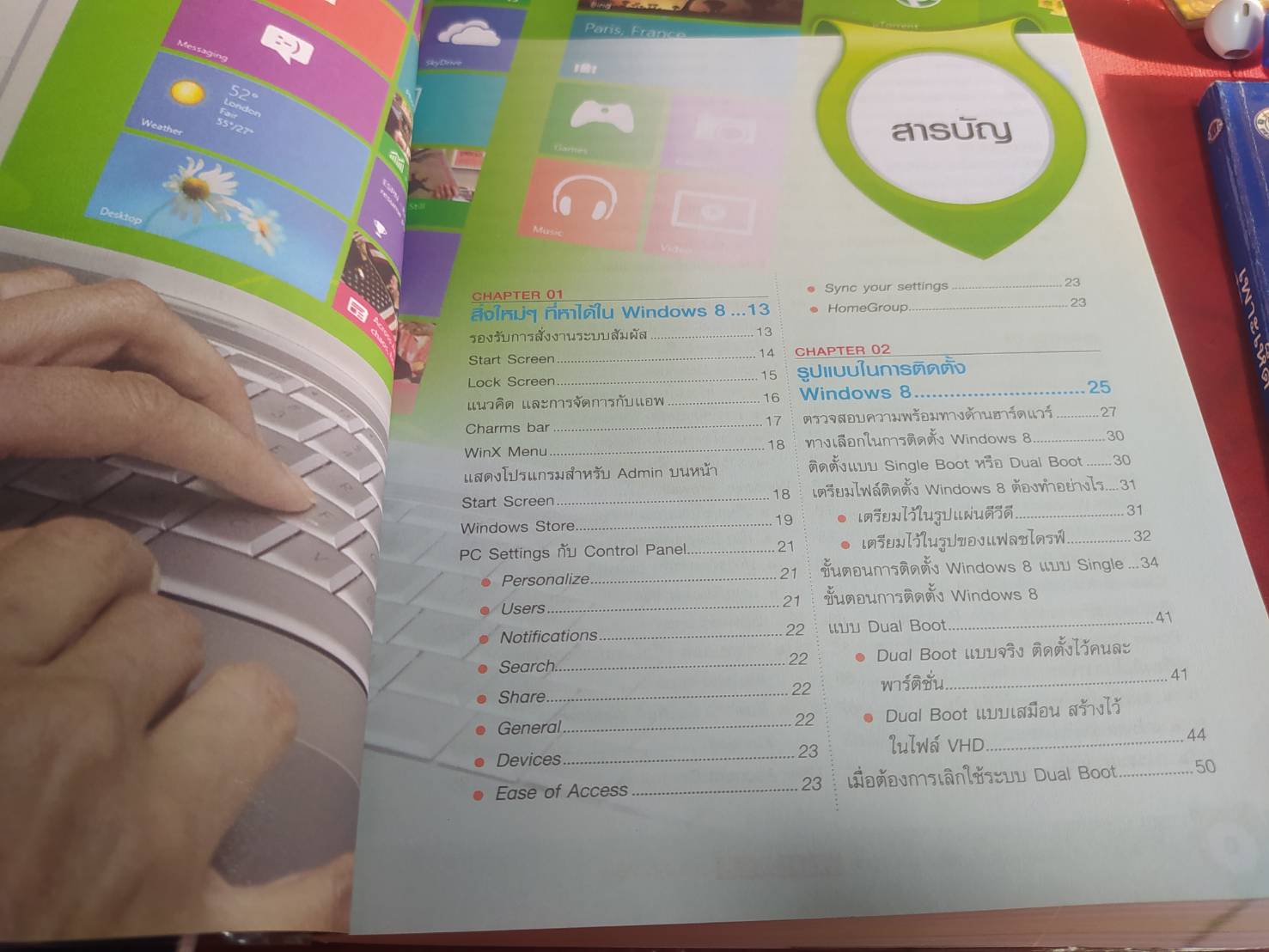 หนังสือ คู่มือใช้งาน ปรับแต่งเพิ่มลูกเล่น แก้ปัญหา windows 8 ฉบับมืออาชีพ