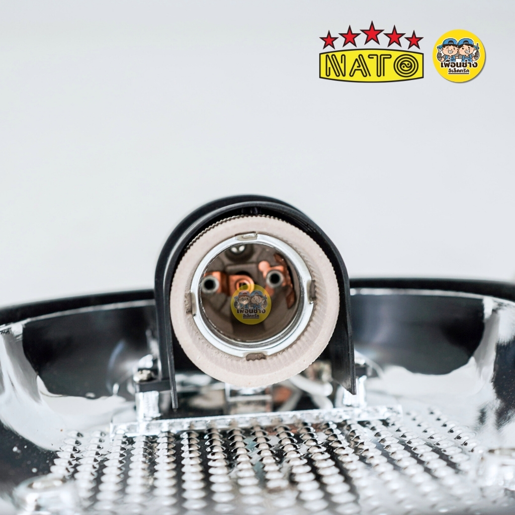 NATO เฉพาะโคมไฟเพดาน ขั้ว E27 วงรี 5x8 นิ้ว วงกลม 8 นิ้ว โคมติดเพดาน โคมไฟ