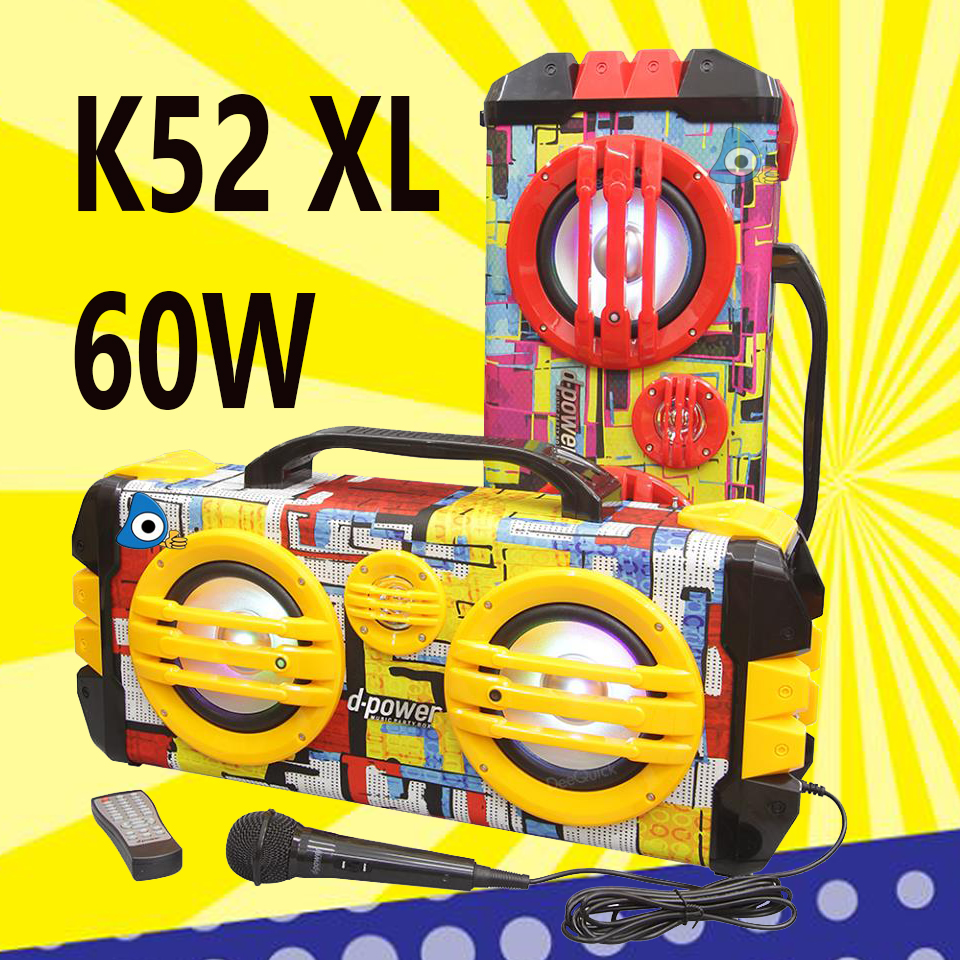 ลำโพง D-Power ลำโพง บลูทูธ แบบพกพา รุ่น K52XL
