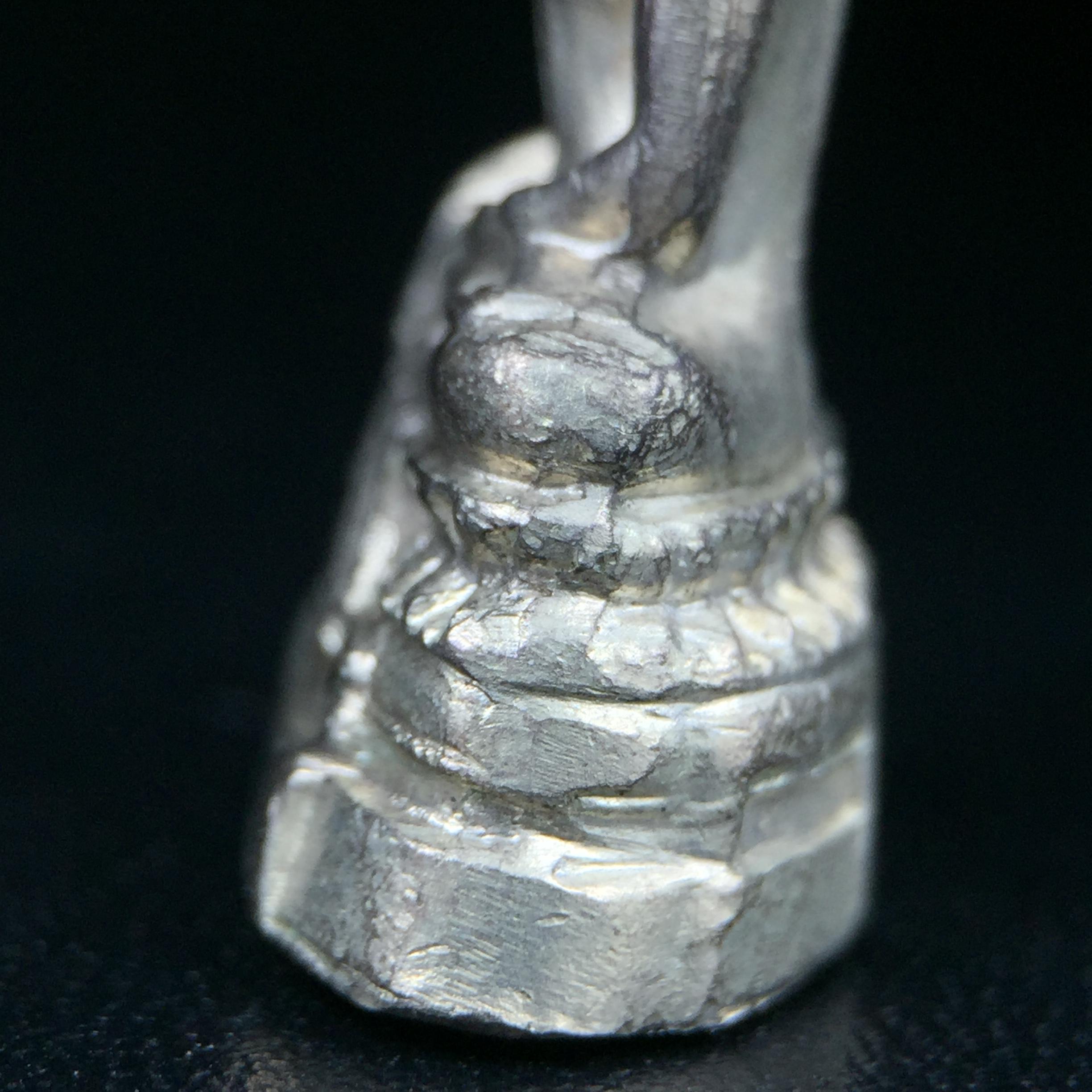 พระกริ่ง ภปร.(รุ่นแรก) วัดบวรนิเวศวิหาร พ.ศ.2508 กะไหล่เงินเดิม(กรรมการ)พิมพ์นิยม(ก้นตะไบหยาบ)สภาพคัดสวยเดิม(ในหลวงรัชกาลที่9ทรงเสด็จเททอง)พบเจอน้อยหายากมาก