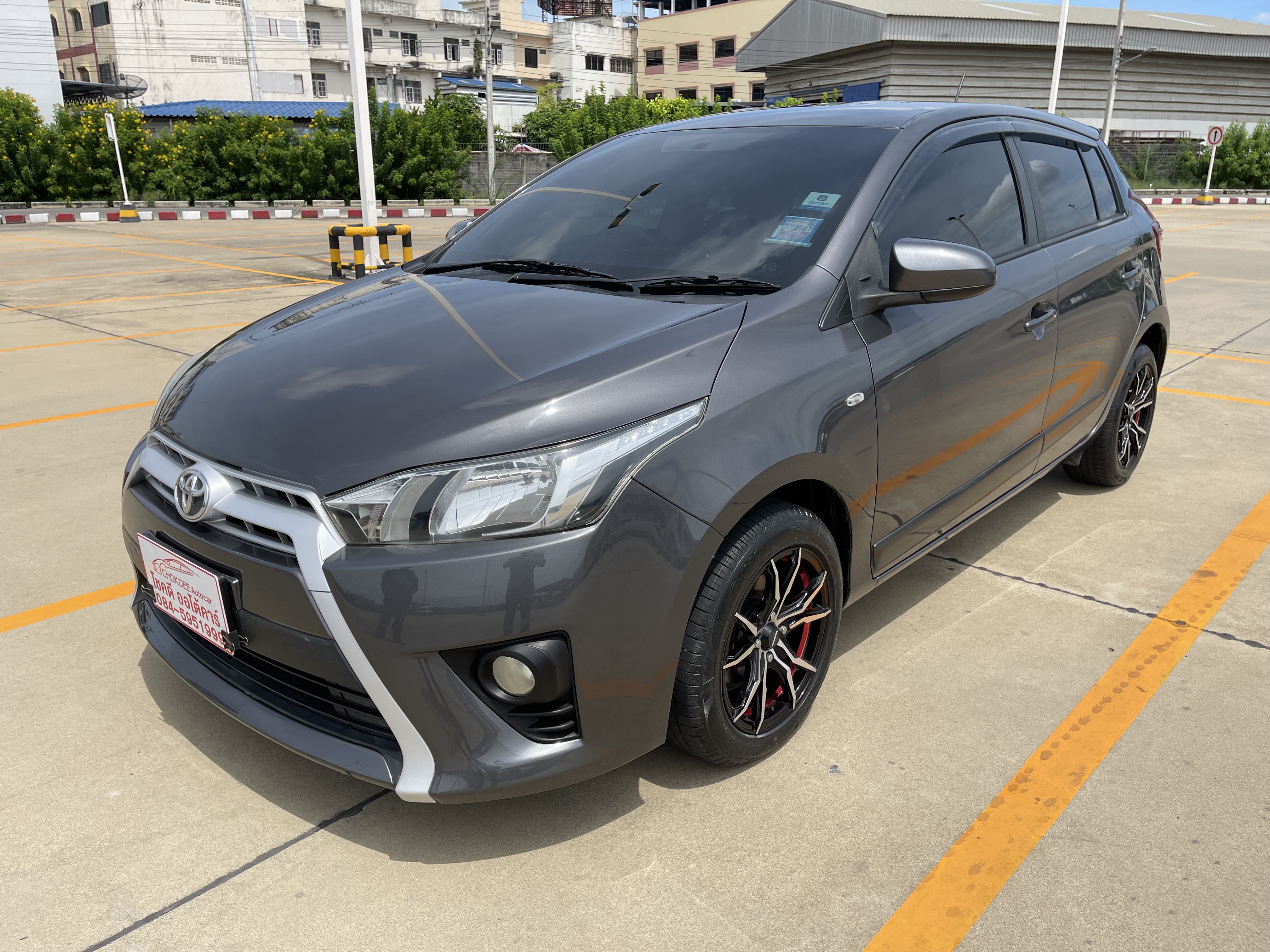 Toyota Yaris 1.2 E At 2014 เทาดำ