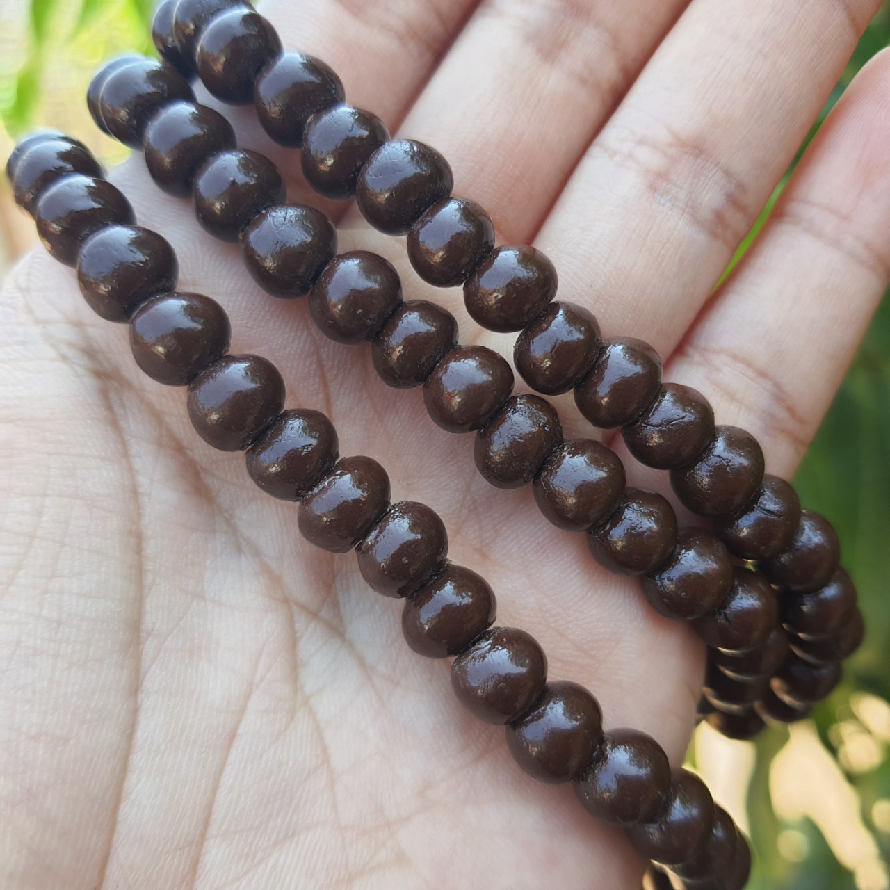 ประคำ 108 เม็ด สร้อยประคำ เม็ด 11 มิล ประคำแร่น้ำพี้