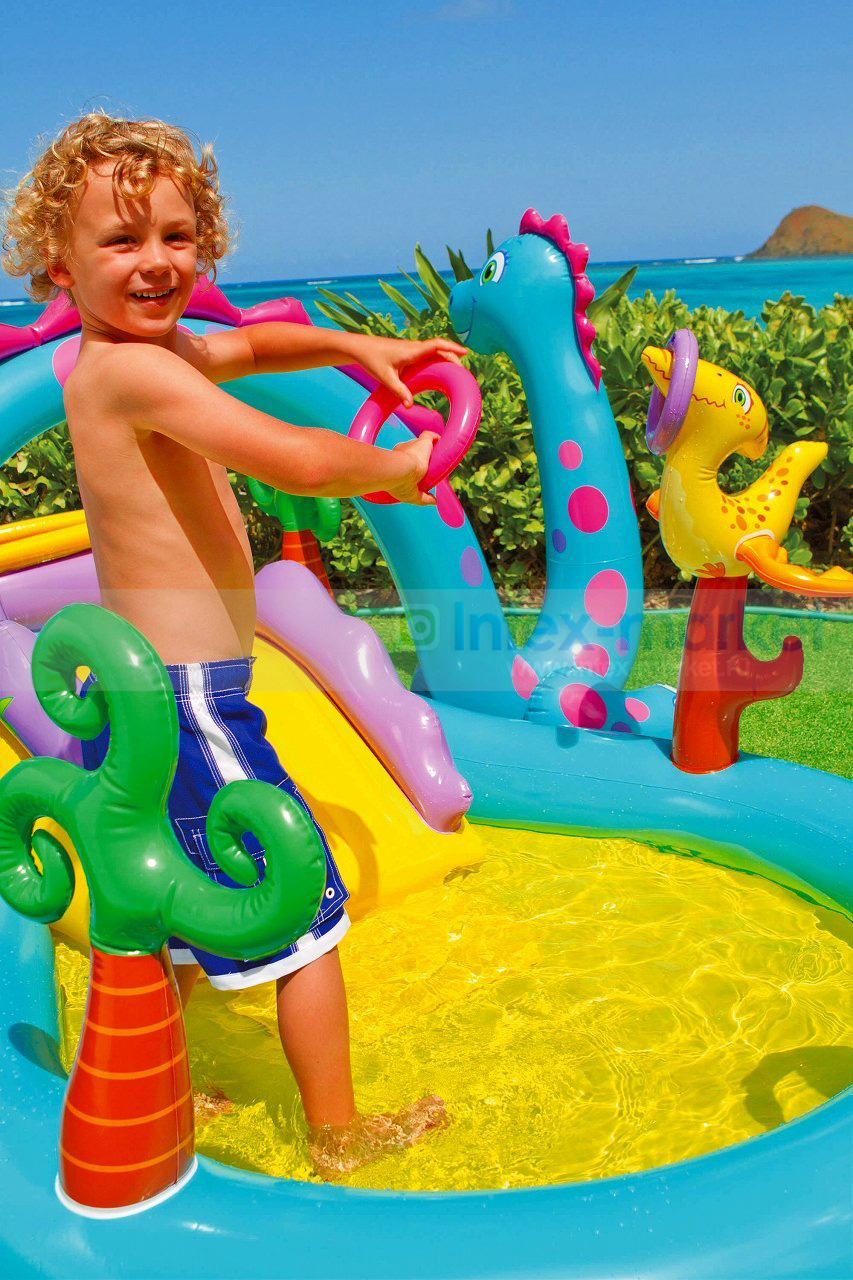 Intex Dinoland Play Center สวนน้ำหรรษาไดโนแลนด์ 57135 + สูบไฟฟ้า
