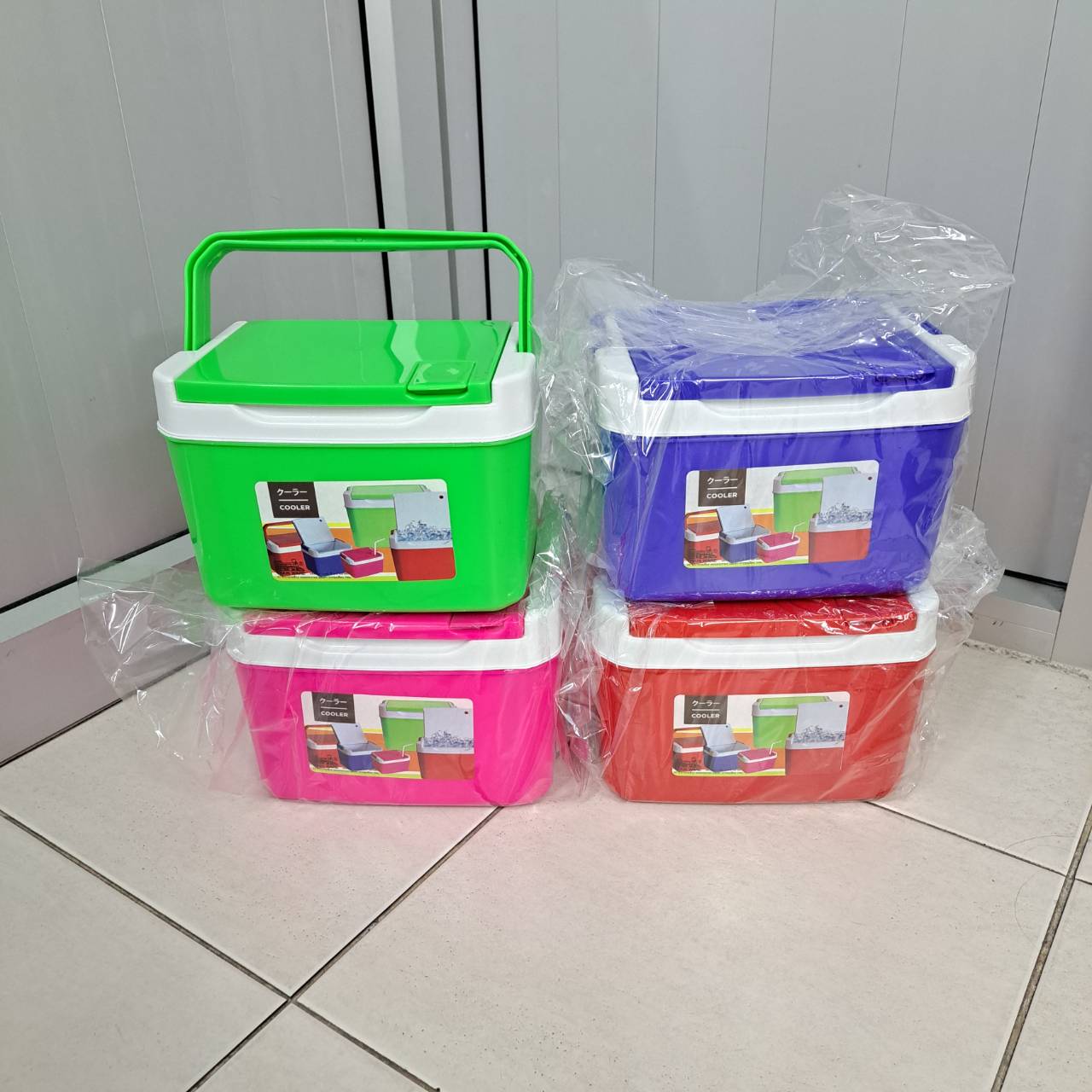 กระติกเหลี่ยม 256 คละสี