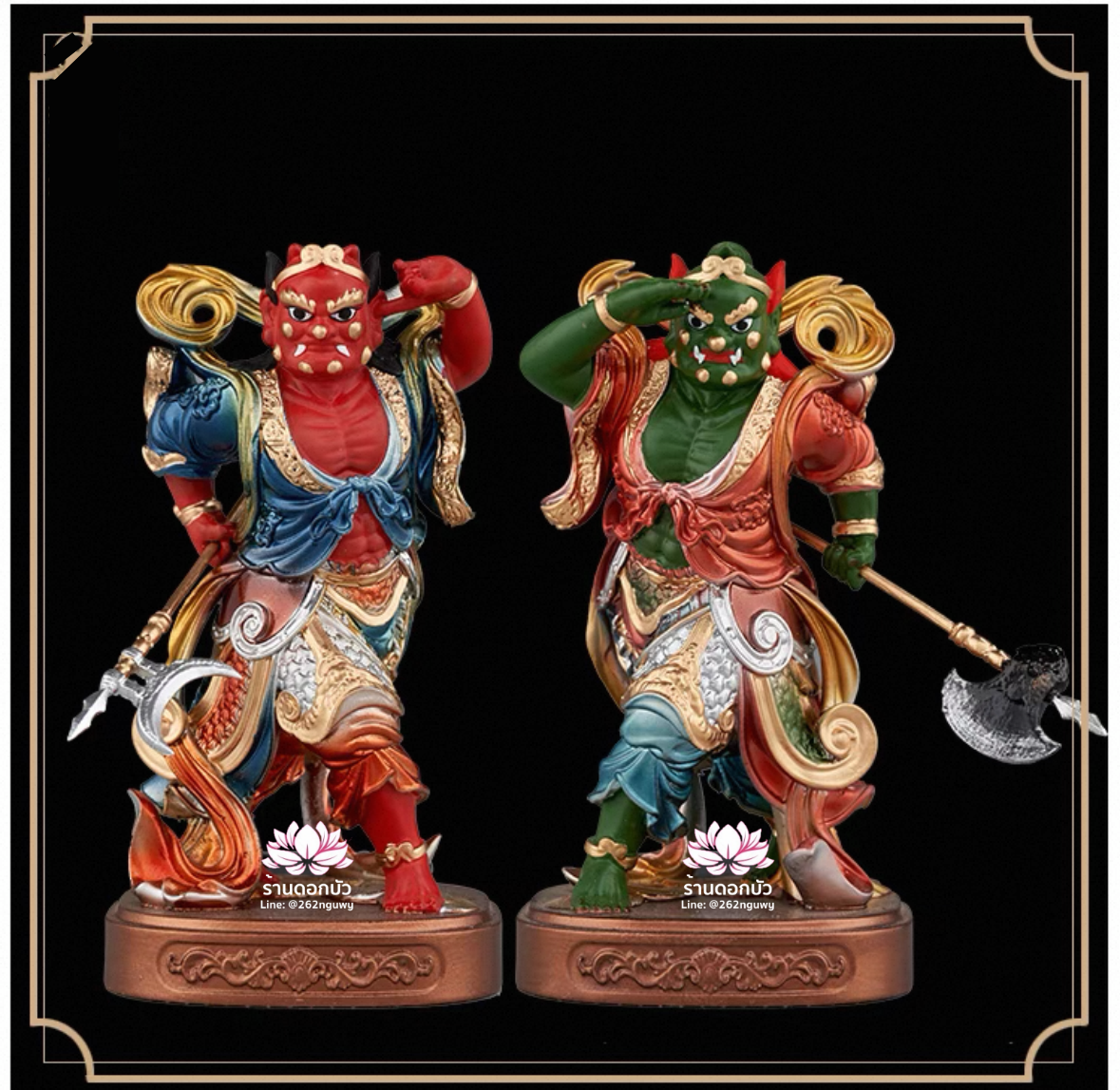 องค์พระขนาดเล็ก สำหรับบูชาหรือวางหน้ารถ งานเรซิ่น ขนาด 4 นิ้ว เช่าบูชา Line: @262nguwy