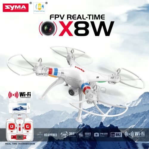 SYMA FPV รุ่น X8W (Real-Time) โดรนติดกล้องถ่ายภาพมุมสูง