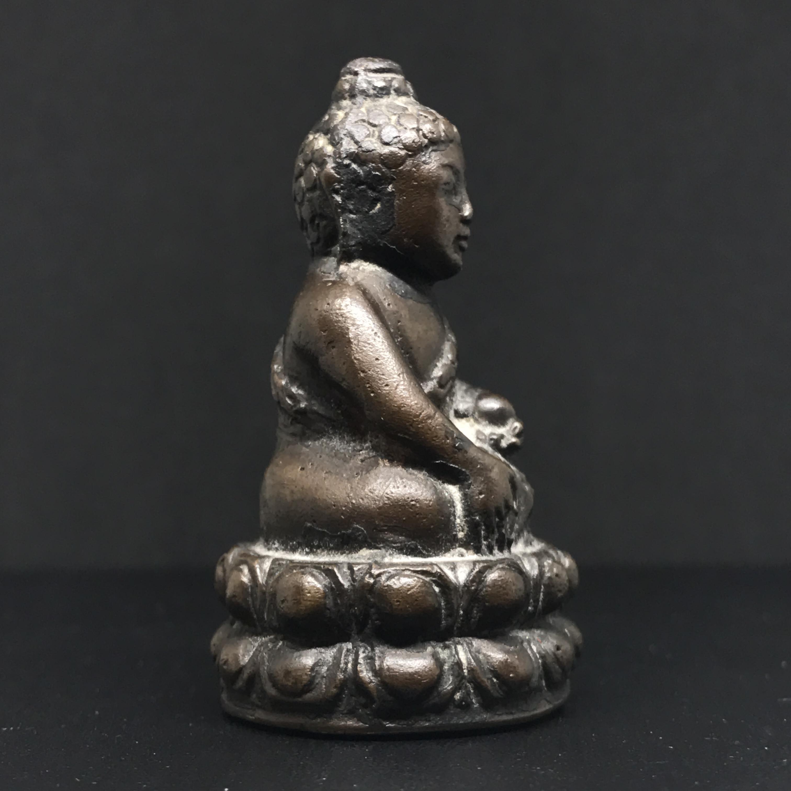 พระบูชาพุทธอุดมสมบูรณ์ (พระปุ้มปุ้ย) เนื้อทองล่ำอู่ ปี2534 (1ใน200องค์)