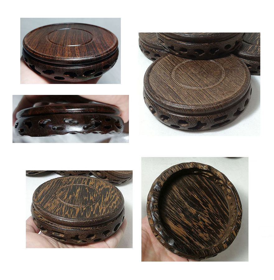 💥SALE!พิเศษ💥(คู่)กี๋หรือฐานไม้กลมขนาดเล็ก