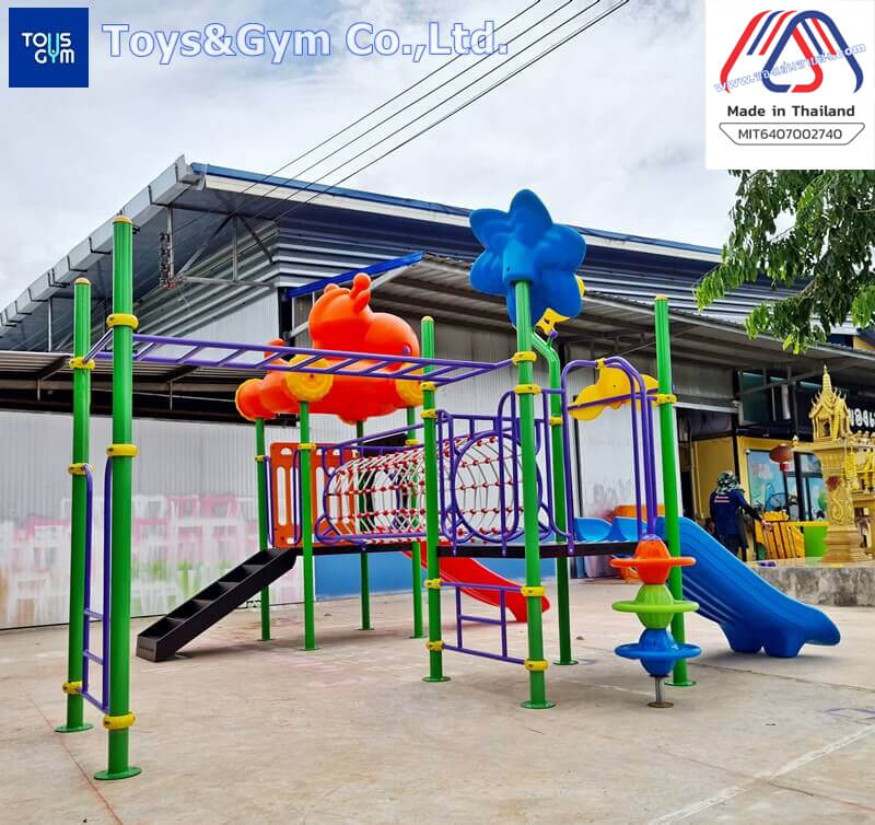 MiT-โรงงานผลิตเครื่องเล่นสนามกลางแจ้ง ชุดฮิปโปโปเตมัส