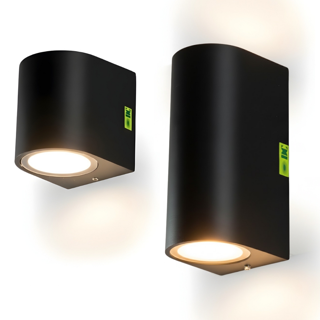 DC โคมไฟสเตปไลท์ รุ่น DCO-231009-1B-BK รุ่น DCO-231009-2B-BK โคมไฟสเตปไลท์ โคมไฟติดผนัง ขั้ว GU10