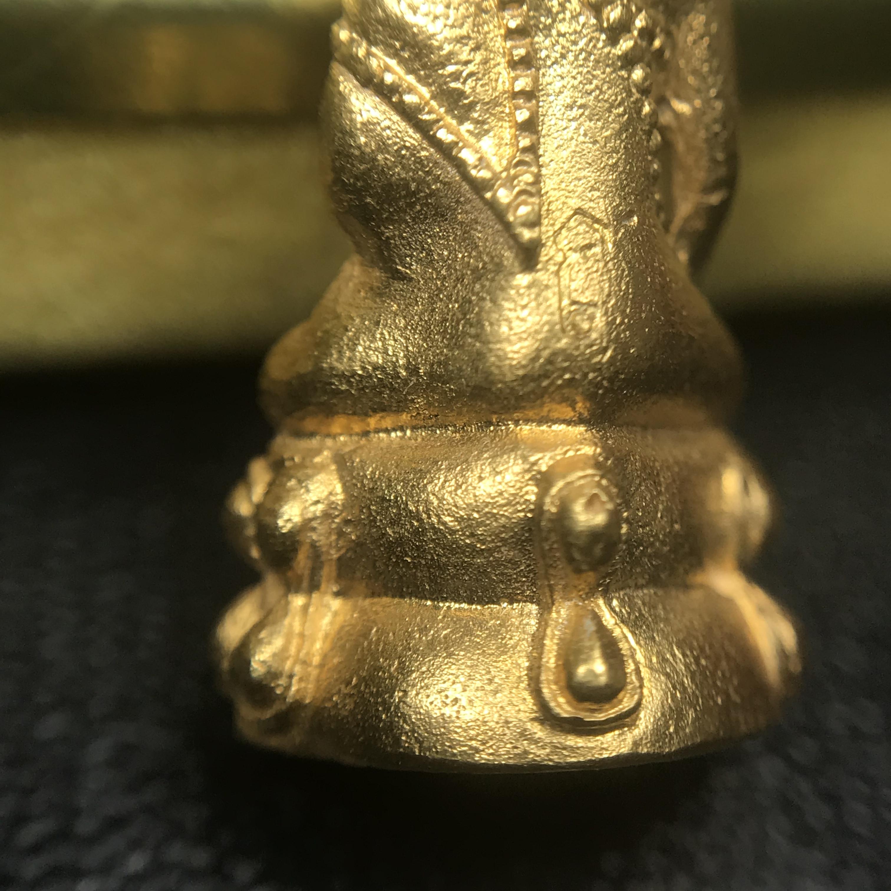 พระชัยวัฒน์นวปทุม ภปร. วัดปทุมวนาราม ปี2535 เนื้อทองคำ(ในหลวงรัชกาลที่9เสด็จเททอง)(สภาพสวยเดิมครบสมบูรณ์หายาก)