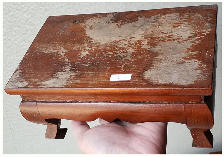 โต๊ะยอด ตั่ง ฐานไม้เล็ก(โต๊ะหมู่แบบแยกชิ้น)No.2หมด